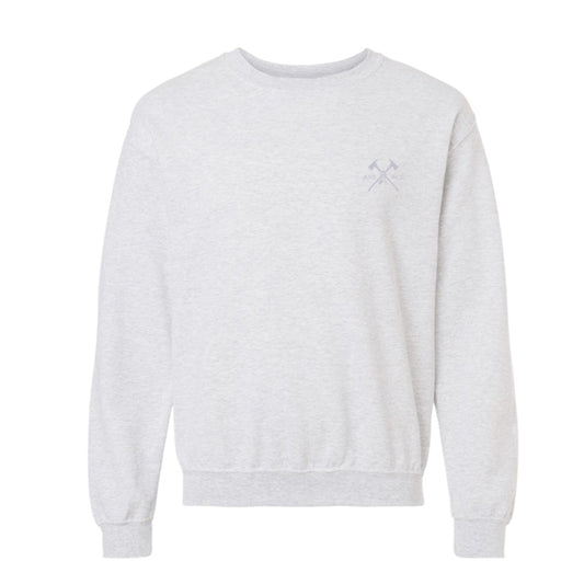 Axe Embroidered Grey Sweatshirt