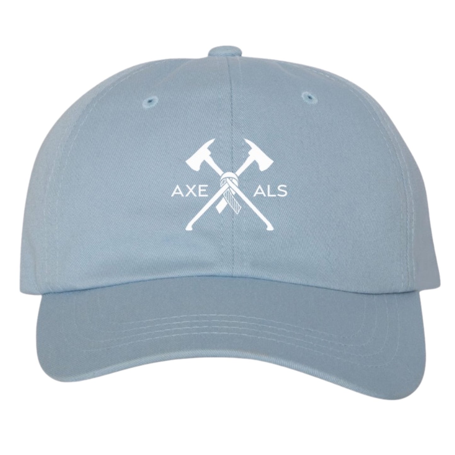 Blue Embroidered Dad Hat