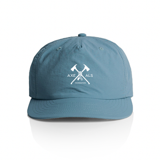 Nylon Embroidered Surf Cap Blue